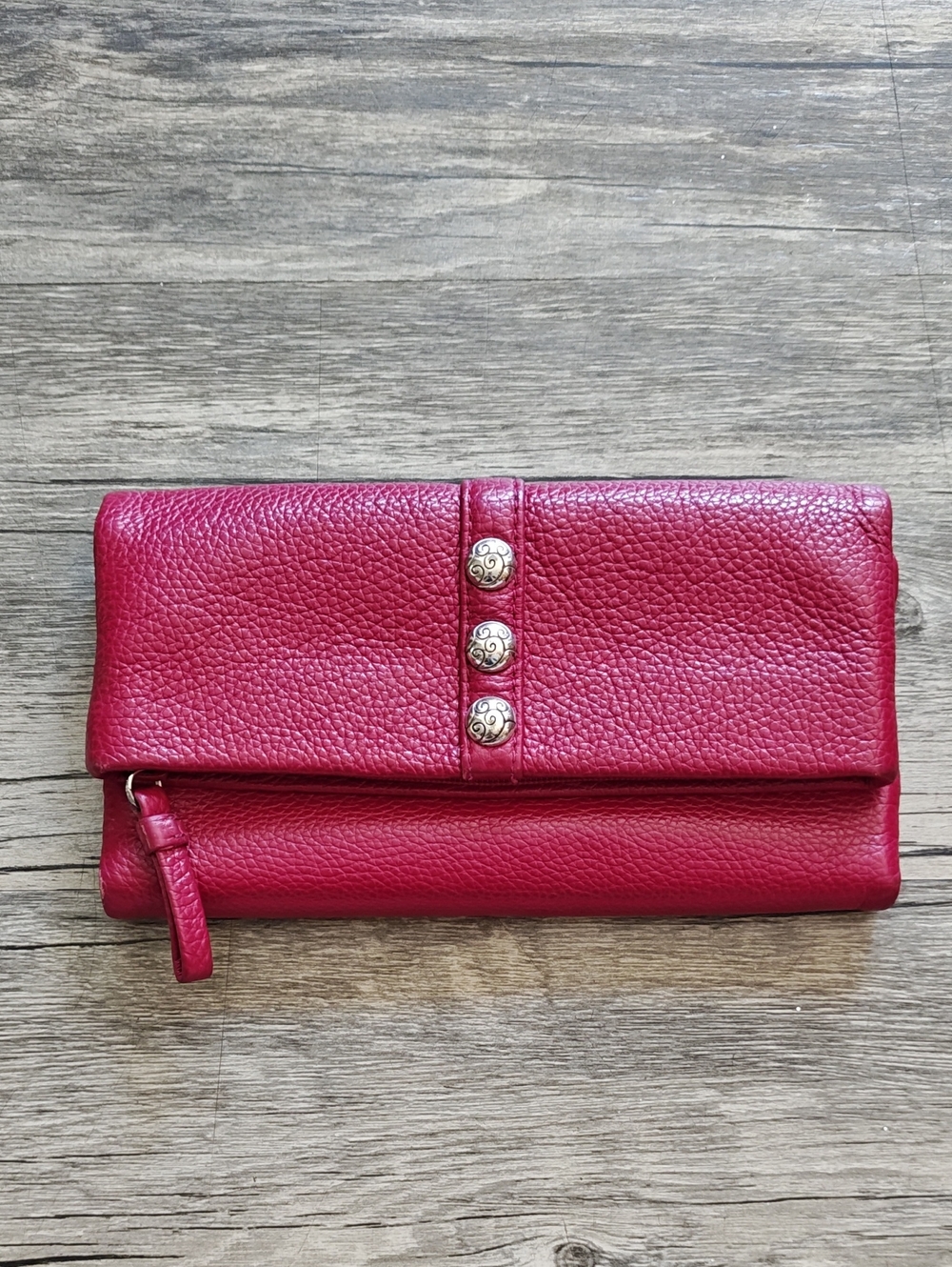 Brighton Red Leather Wallet